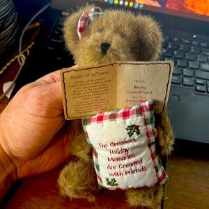 Boyds Bear Beary Goodfriend Perfect Condition